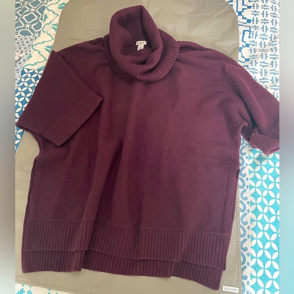 👋🏼Donated! /LL Bean Wool Cowl-neck Sweater
